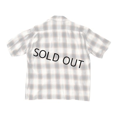 画像3: CUSHMAN クッシュマン　 OMBRE CHECK SHIRT    BROWN/WHITE