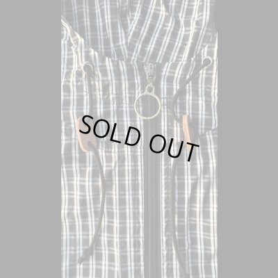 画像3: GYPSY&SONS ESTEL CHECK DEW PARKA BLACK ブラック