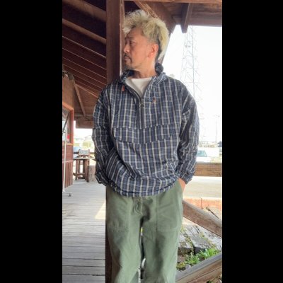 画像8: GYPSY&SONS ESTEL CHECK DEW PARKA NAVY