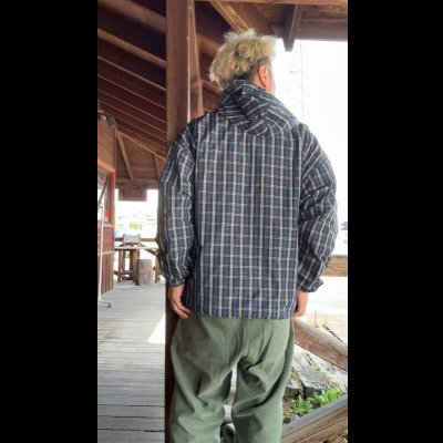 画像9: GYPSY&SONS ESTEL CHECK DEW PARKA NAVY