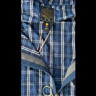 画像4: GYPSY&SONS ESTEL CHECK DEW PARKA NAVY