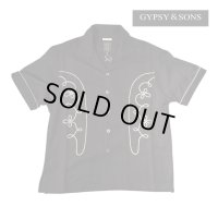 GYPSY＆SONS　EMBROID RODEO SHIRTS  BLACK