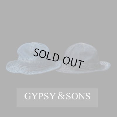 画像1: GYPSY & SONS ジプシーアンドサンズ　DENIM M34 Utility HAT