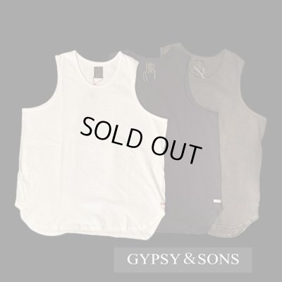 画像1: GYPSY & SONS ジプシーアンドサンズ　BAGGY TANK TOP   OFF　BLACK