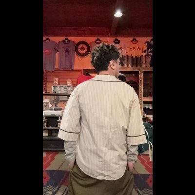 画像7: GYPSY＆SONS　O.T.BASE BALL SHIRTS　OFF　STRIPE