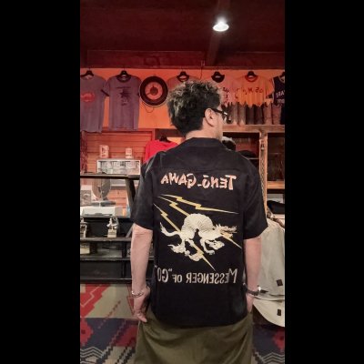 画像8: GYPSY＆SONS　M.O.G.ENBROID SUKA SHIRTS  BLACK/WHITE