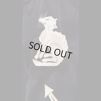 画像4: GYPSY & SONS ジプシーアンドサンズ　M.O.GOD SUKA JK(velveteen)   BLACK/WHITE