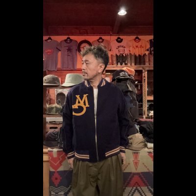 画像10: GYPSY＆SONS　CHEER STADIUM JK NAVY　ネイビー