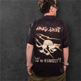 GYPSY＆SONS　M.O.G.ENBROID SUKA SHIRTS  BLACK/WHITE