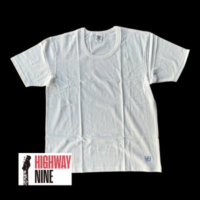 画像1: HIGHWAY NINE　ハイウェイナイン　U-NECK 20/TENJIKU S/S TEE　WHITE　ホワイト