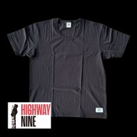 HIGHWAY NINE　ハイウェイナイン　U-NECK 20/TENJIKU S/S TEE　ＢＬＡＣＫ　ブラック