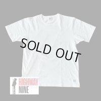 HIGHWAY NINE　ハイウェイナイン　C-NECK 20/TENJIKU S/S TEE　WHITE ホワイト