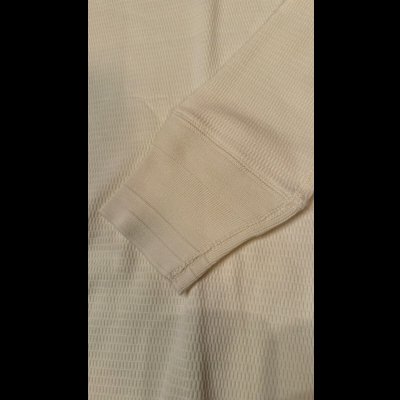 画像4: HIGHWAY NINE　ハイウェイナイン　C-NECK ハニカムサーマルL/S　Tee　NATURAL　ナチュラル