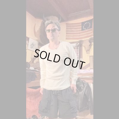 画像5: HIGHWAY NINE　ハイウェイナイン　U-NECK ハニカムサーマルL/S　Tee　NATURAL　ナチュラル