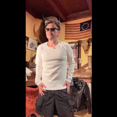 画像5: HIGHWAY NINE　ハイウェイナイン　U-NECK RIB　L/S　Tee　WHITE