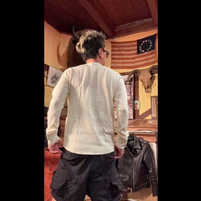 画像6: HIGHWAY NINE　ハイウェイナイン　C-NECK ハニカムサーマルL/S　Tee　NATURAL　ナチュラル