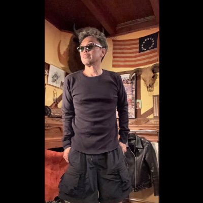 画像5: HIGHWAY NINE ハイウェイナイン C-NECK ハニカムサーマルL/S Tee BLACK ブラック