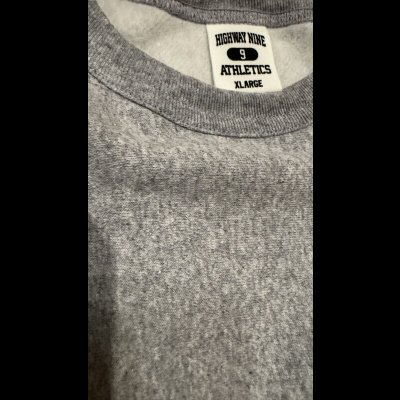 画像5: HIGHWAY NINE　ハイウェイナイン　9oz 裏起毛　CREW　GRAY