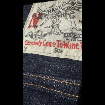 画像4: NAKED SUN     ネイキッドサン RED LINE 5POCKT TIGHT STRETCH FLARE JEANS