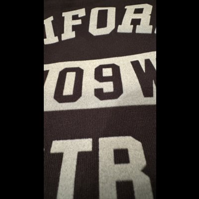 画像8: HIGHWAY NINE ハイウェイナイン  10/-TENJIKU ROUGH FIT FOOT BALL PRINT TEE CALIFORNIA WHITEホワイト/BLACKブラック