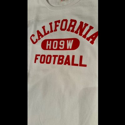 画像3: HIGHWAY NINE ハイウェイナイン  10/-TENJIKU ROUGH FIT FOOT BALL PRINT TEE CALIFORNIA WHITEホワイト/BLACKブラック