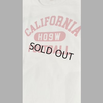 画像3: HIGHWAY NINE　ハイウェイナイン　 10/-TENJIKU ROUGH FIT FOOT BALL PRINT TEE　CALIFORNIA　WHITEホワイト/BLACKブラック