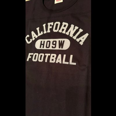 画像7: HIGHWAY NINE ハイウェイナイン  10/-TENJIKU ROUGH FIT FOOT BALL PRINT TEE CALIFORNIA WHITEホワイト/BLACKブラック