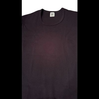 画像3: HIGHWAY NINE　ハイウェイナイン　U-NECK RIB　S/S　Tee　BLACK