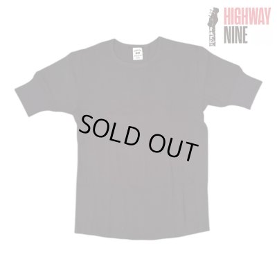 画像1: HIGHWAY NINE　ハイウェイナイン　C-NECK ハニカムサーマルS/S　Tee　BLACK ブラック