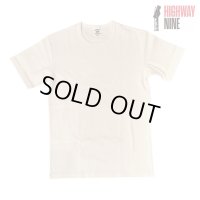 HIGHWAY NINE　ハイウェイナイン　C-NECK RIB　S/S　Tee　WHITE