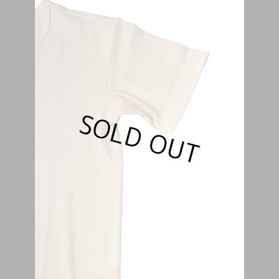 画像4: HIGHWAY NINE　ハイウェイナイン　C-NECK RIB　S/S　Tee　WHITE