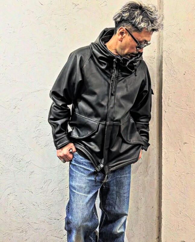 ２０２５AW　ご予約商品　FINE CREEK  MOSSIR  MARTIAL　ウォータープルーフレザー撥水レザー　　BLACK