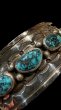 画像3: NAVAJO ナバホ族　HermanSmith　ハーマンスミス　Godber　ターコイズバングル (3)