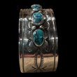 画像8: NAVAJO ナバホ族　HermanSmith　ハーマンスミス　Godber　ターコイズバングル (8)