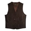 画像2: FINE CREEK&CO ファインクリーク・アンド・コー  　Jefferson　Deer　ジェファーソン鹿革　レザーベスト　BROWN (2)