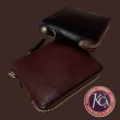画像1: KC’ｓビルフォードラウンドジップヴィンテージハースハイド　　BLACK　　BROWN (1)