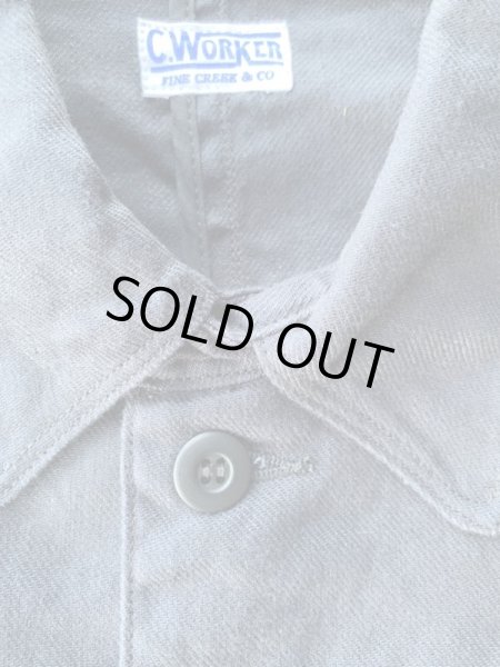 画像3: FINE CREEK  C-WORKS  Gilmer ギルモア　ＣｏｔｔｏｎＬｉｎｅｎ　コットンリネン　BLACK ブラック (3)