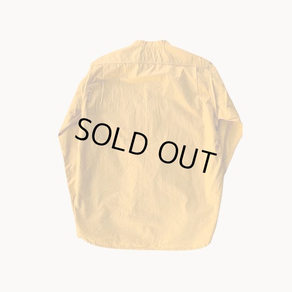 画像2: FINE CREEK  C- WORKS  Brooklyn  (Band collar shirt  ) Orangeオレンジ (2)