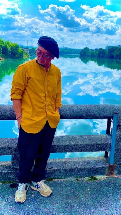 画像2: FINE CREEK  C- WORKS  Brooklyn Linen (Band collar shirt  )Yellowイエロー