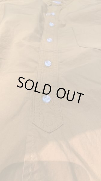 画像6: FINE CREEK  C- WORKS  Brooklyn  (Band collar shirt  ) Orangeオレンジ (6)