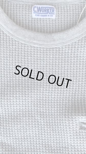 画像3: FINE CREEK  C- WORKS  Clifford  L/S ワッフル GRAY グレー (3)