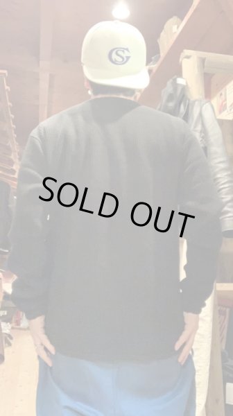 画像7: FINE CREEK  C- WORKS  Clifford  L/S ワッフル BLACK ブラック (7)