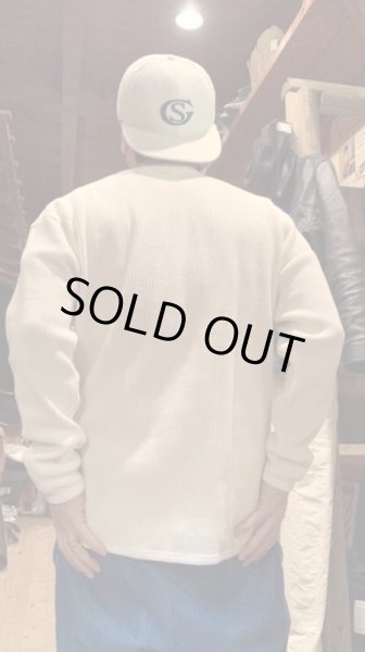 画像7: FINE CREEK  C- WORKS  Clifford  L/S ワッフル  WHITE ホワイト (7)
