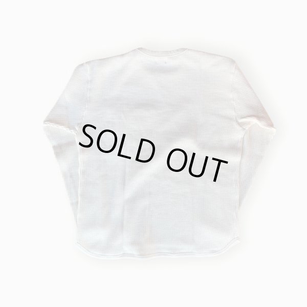 画像2: FINE CREEK  C- WORKS  Clifford  L/S ワッフル  WHITE ホワイト (2)