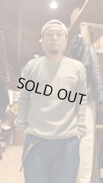 画像6: FINE CREEK  C- WORKS  Clifford  L/S ワッフル GRAY グレー (6)