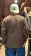 画像7: FINE CREEK  C- WORKS  Clifford  L/S ワッフル ＢＲＯＷＮブラウン (7)