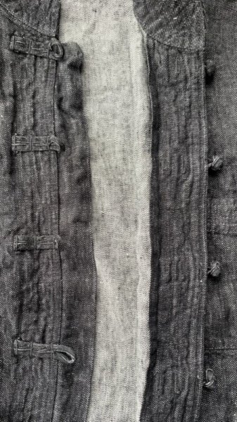 画像5: FINE CREEK  C-WORKS  Wall  チャイナシャツ　　DENIM (5)