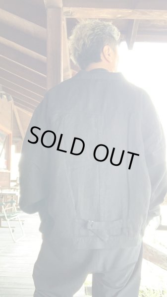 画像9: FINE CREEK  C-WORKS Patrick パトリック   Linen リネンツイル BLACK ブラック (9)