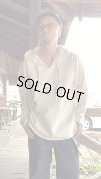 画像6: C-WARKS シーワークスAlaia Linen メキシカンパーカー(ホワイト) (6)