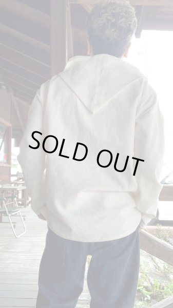 画像7: C-WARKS シーワークスAlaia Linen メキシカンパーカー(ホワイト) (7)